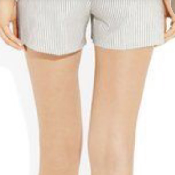 🩳- Theory Yanima Canvas Stripe Shorts Size 4! NWT! - Picture 9 of 11